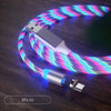 USB phone cable car data line Car phone charging cable fast charging 360 degree magnetic data line  auto accessories