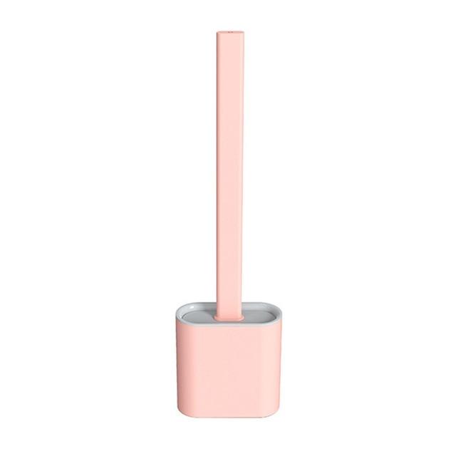 Silicone Brush Toilet Brush Holder Creative Cleaning Brush Set Toilet Brush Holder Set Clean Tool Durable Bathroom Dropshipping