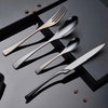 Spklifey Rainbow Cutlery Black Dinnerware Set 304 Stainless Steel Cutlery Set Knife Fork Spoon Tableware Wedding Silverware Set
