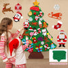 DIY Felt Christmas Tree Decor Santa Claus Kids Toys Christmas Decor