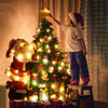 DIY Felt Christmas Tree Decor Santa Claus Kids Toys Christmas Decor