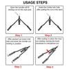 Premium Automatic Rivet Tool Set / DOUBLE HANDLE RIVETING TOOL