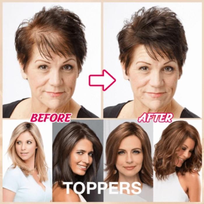 Silky Clip-On Hair Topper