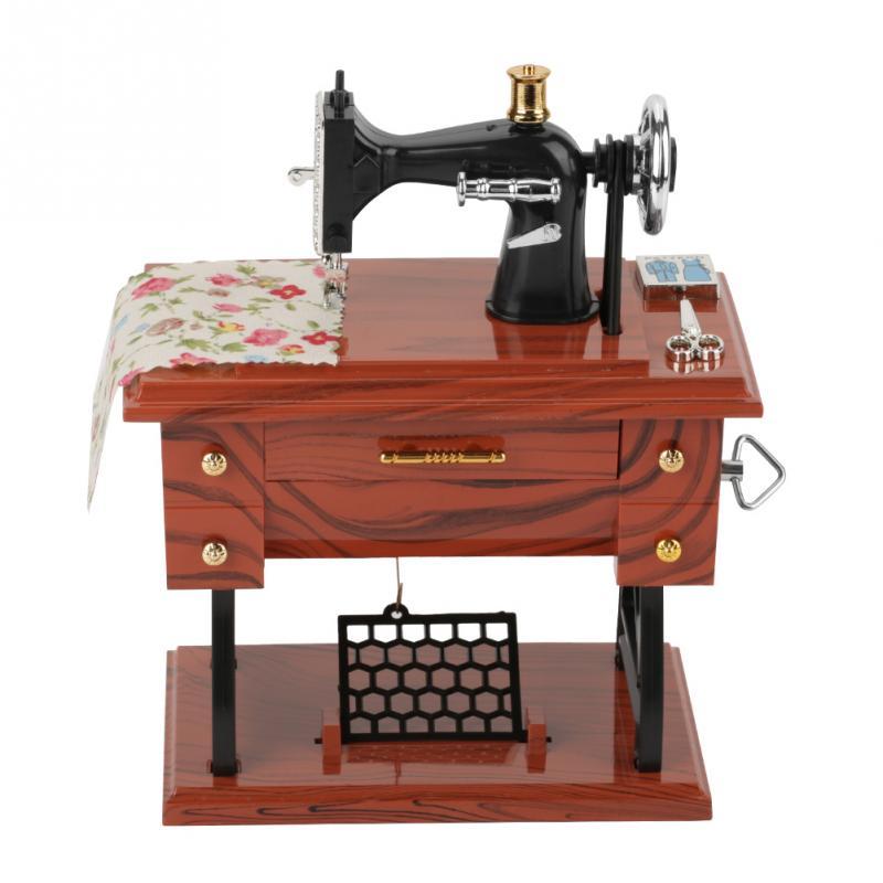 Mini Sewing Machine Music Box