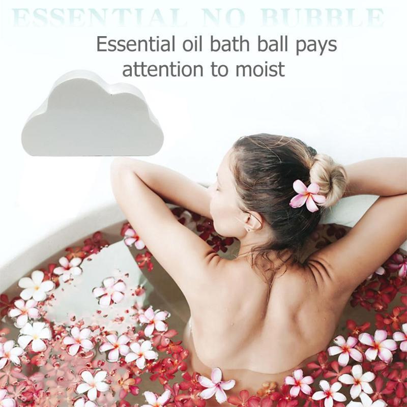Cloud Rainbow Bath Salt Ball Essential Oil Effervescent Bubble Bath Bombs Skin Care