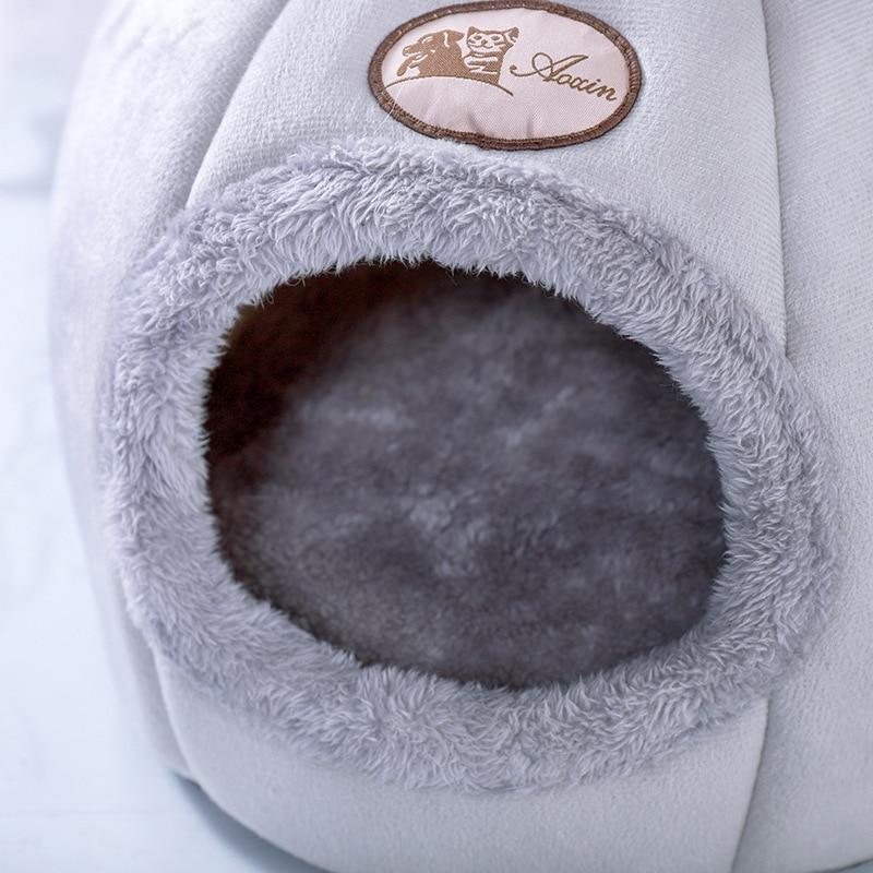 Deep sleep comfort in winter cat bed little dogs basket for cat‘s house fors products pets tent cozy cave beds Indoor cama gato