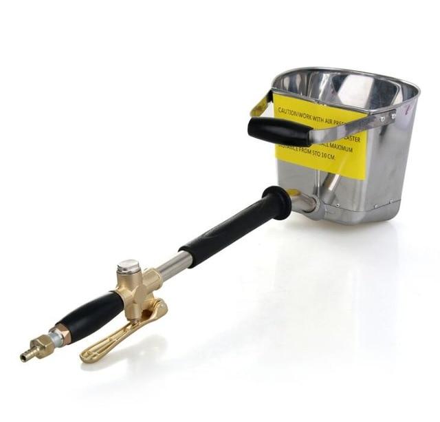 Russia Spain  Mortar Sprayer Wall Mortar Gun Stucco shovel Hopper Ladle Cement Spray Gun Air Stucco sprayer Plaster Hopper Gun