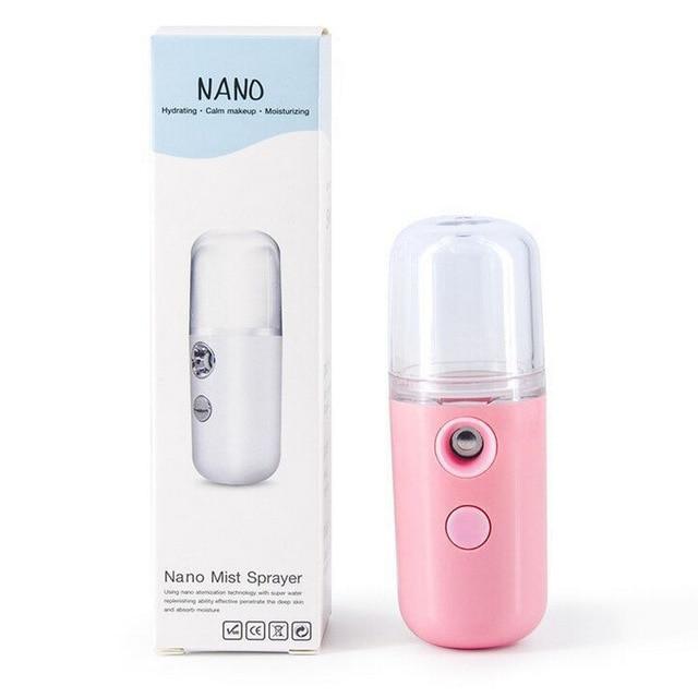 Mini Nano Face Steamer USB Nebulizer Facial Sprayer Humidifier Hydrating Anti-aging Wrinkle Women Beauty Skin Care Disinfect