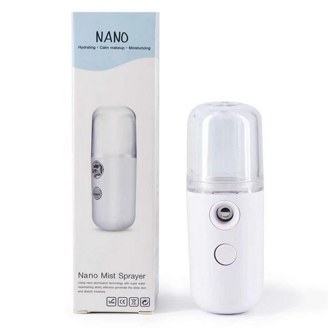 Mini Nano Face Steamer USB Nebulizer Facial Sprayer Humidifier Hydrating Anti-aging Wrinkle Women Beauty Skin Care Disinfect