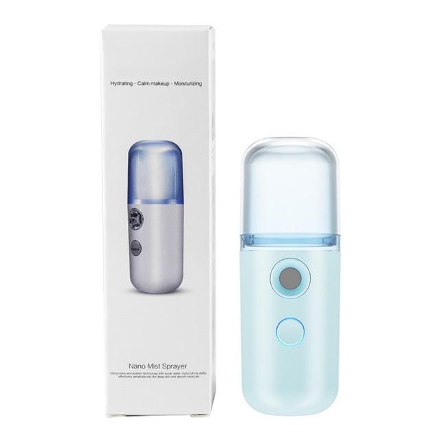 Mini Nano Face Steamer USB Nebulizer Facial Sprayer Humidifier Hydrating Anti-aging Wrinkle Women Beauty Skin Care Disinfect