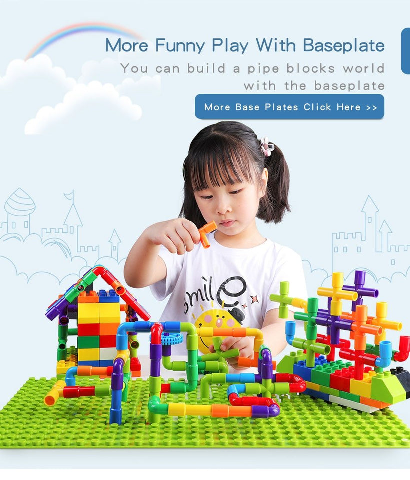 Pipe Building Blocks Toy 72PCS
