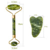 Massager For Face Jade Roller Facial Skin Care Tools Natural  Gouache Scraper Body Back Beauty Slimming Massagers Roller Set