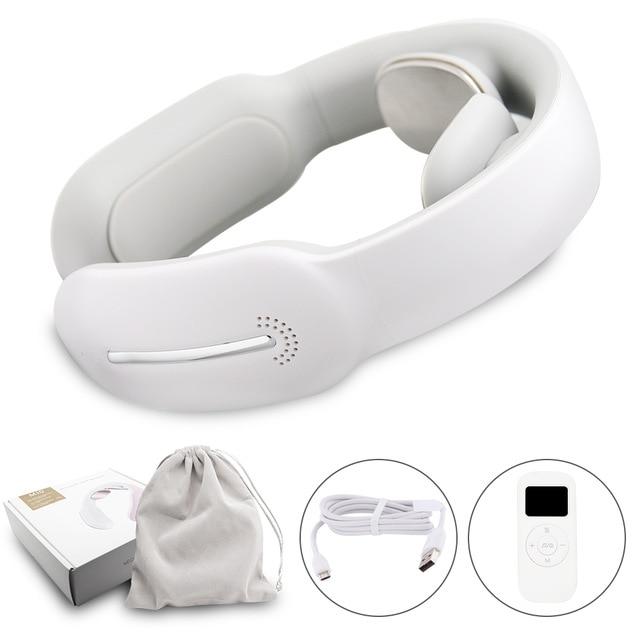 Smart Electric Neck and Shoulder Massager Low Frequency Magnetic Therapy Pulse Pain Relief Relaxation Vertebra Physiotherapy