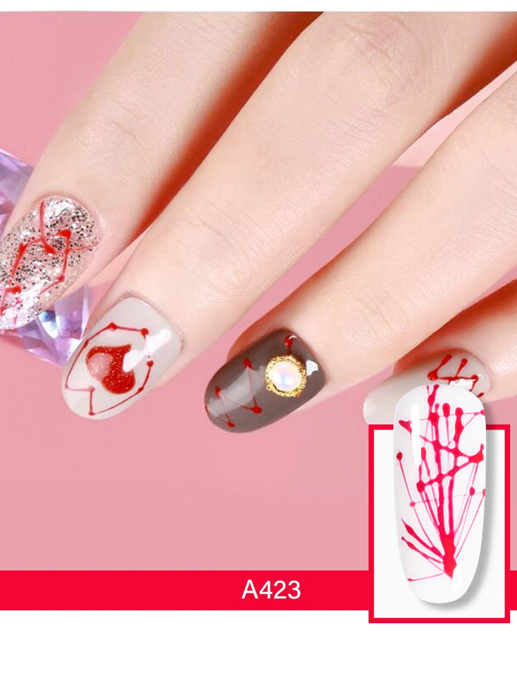 Glow in the Dark Spider Nail Gel 3PCS
