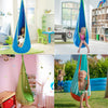 Swing Pod Children Roof Air Cushion Hammock Chair Courtyard Zipper Hanging Seat Home Space Saving Comfortable Indoor Tree