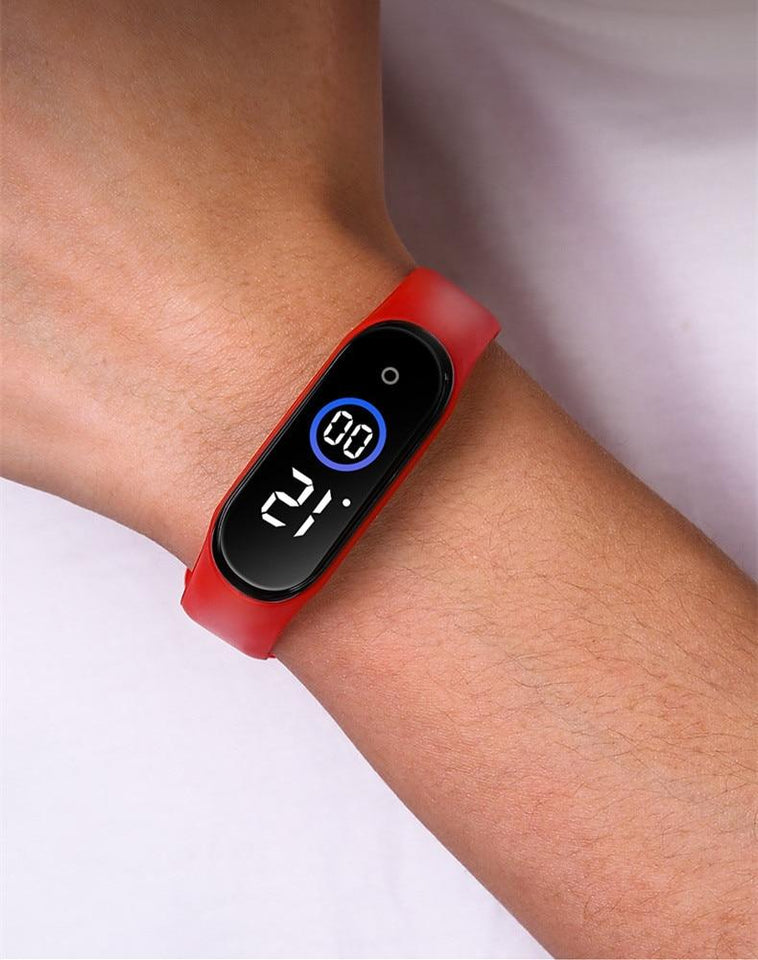 Waterproof Children Boys Girls Digital LED Quartz Alarm Date Sports Wrist Watch New Arrival Freeshipping Hot Sales Sport Watches
