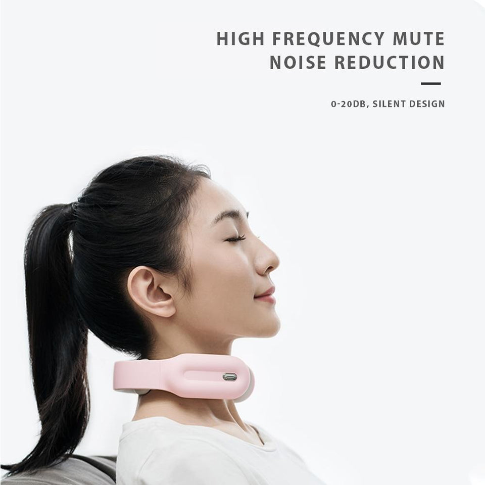 Smart Electric Neck and Shoulder Massager Low Frequency Magnetic Therapy Pulse Pain Relief Relaxation Vertebra Physiotherapy