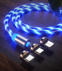 USB phone cable car data line Car phone charging cable fast charging 360 degree magnetic data line  auto accessories