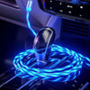 USB phone cable car data line Car phone charging cable fast charging 360 degree magnetic data line  auto accessories