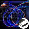 USB phone cable car data line Car phone charging cable fast charging 360 degree magnetic data line  auto accessories