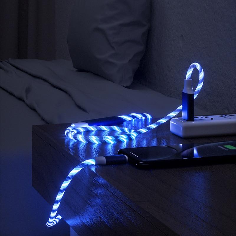 USB phone cable car data line Car phone charging cable fast charging 360 degree magnetic data line  auto accessories