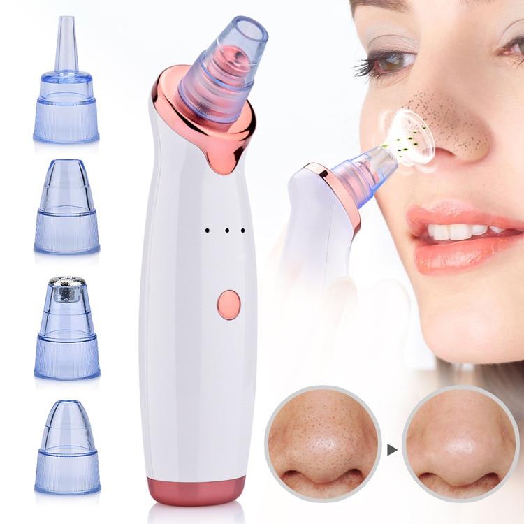 Blackhead Remover Face Deep Nose Cleaner T Zone Pore Acne Pimple Removal Vacuum Suction Facial Diamond Beauty Clean Skin Tools