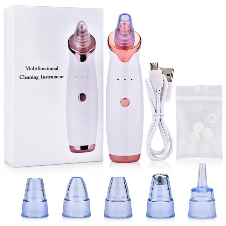 Blackhead Remover Face Deep Nose Cleaner T Zone Pore Acne Pimple Removal Vacuum Suction Facial Diamond Beauty Clean Skin Tools