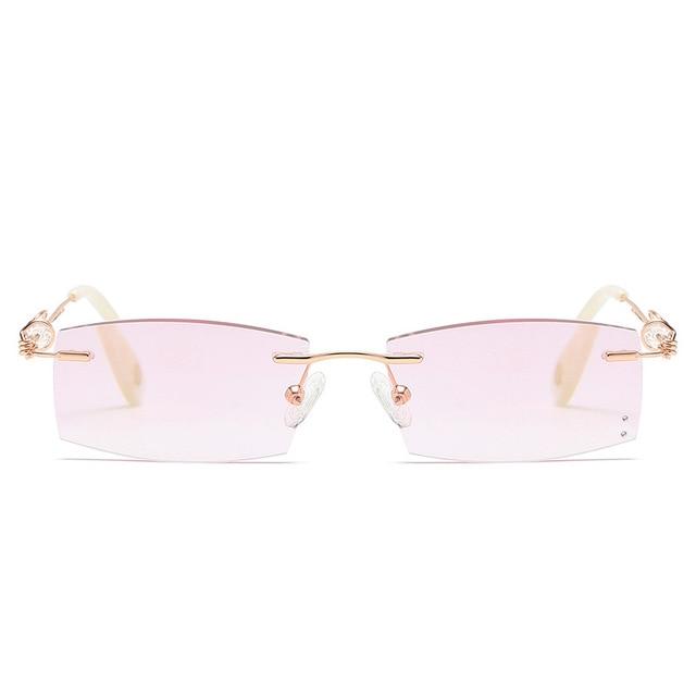 2020 fashionable ladies pink reading glasses