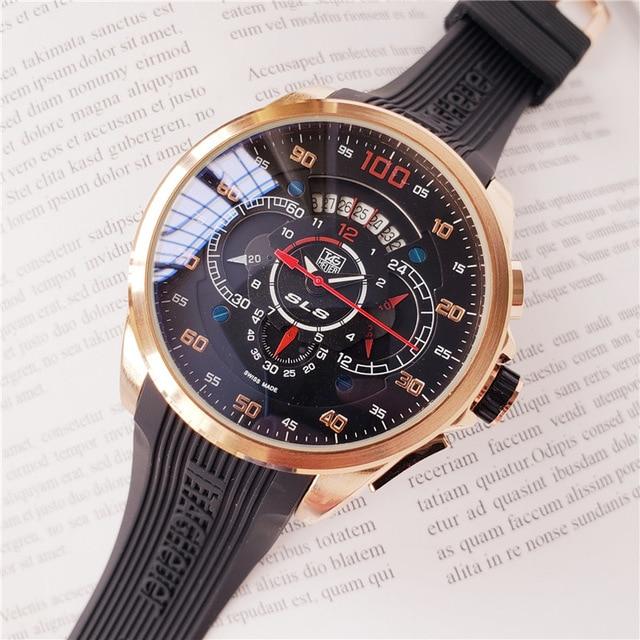 TAG- Heuer- quartz Mens Watches Quartz Watch Stainless Steel Strap men's wristwatch classic business dress men's watch