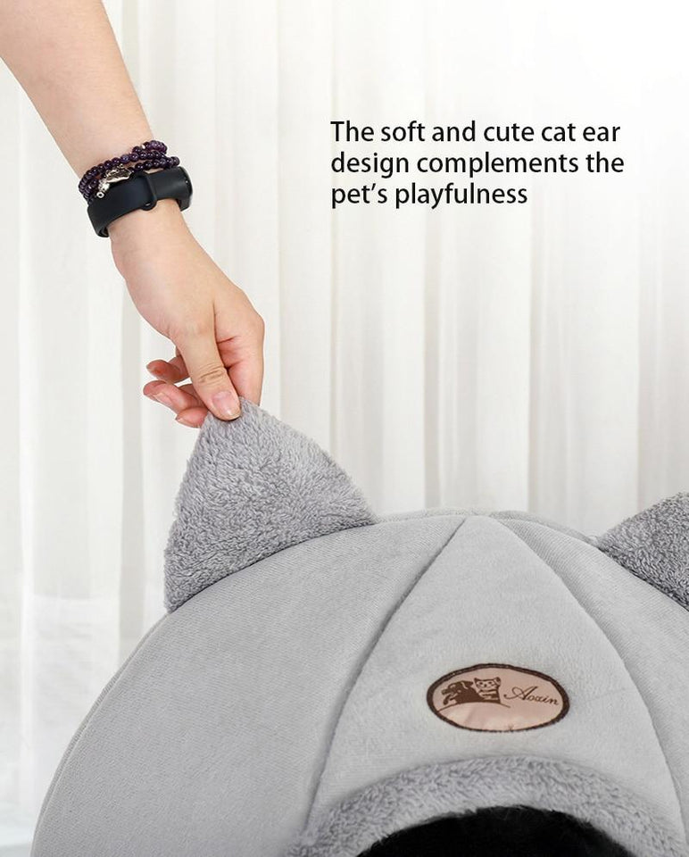 Deep sleep comfort in winter cat bed little dogs basket for cat‘s house fors products pets tent cozy cave beds Indoor cama gato