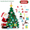 DIY Felt Christmas Tree Decor Santa Claus Kids Toys Christmas Decor