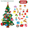 DIY Felt Christmas Tree Decor Santa Claus Kids Toys Christmas Decor