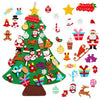 DIY Felt Christmas Tree Decor Santa Claus Kids Toys Christmas Decor