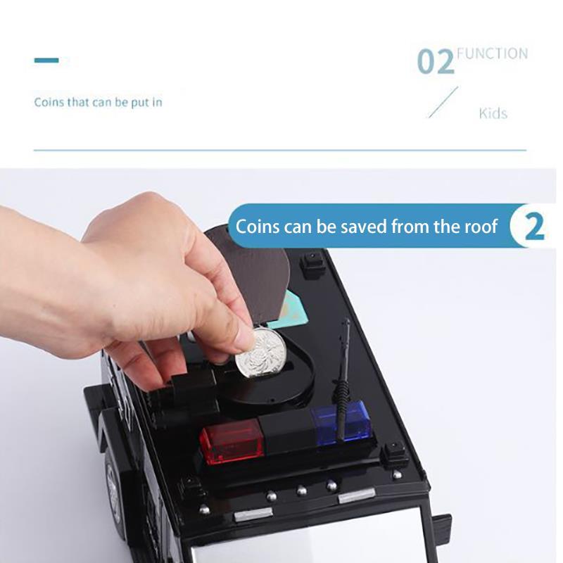Police car piggy bank