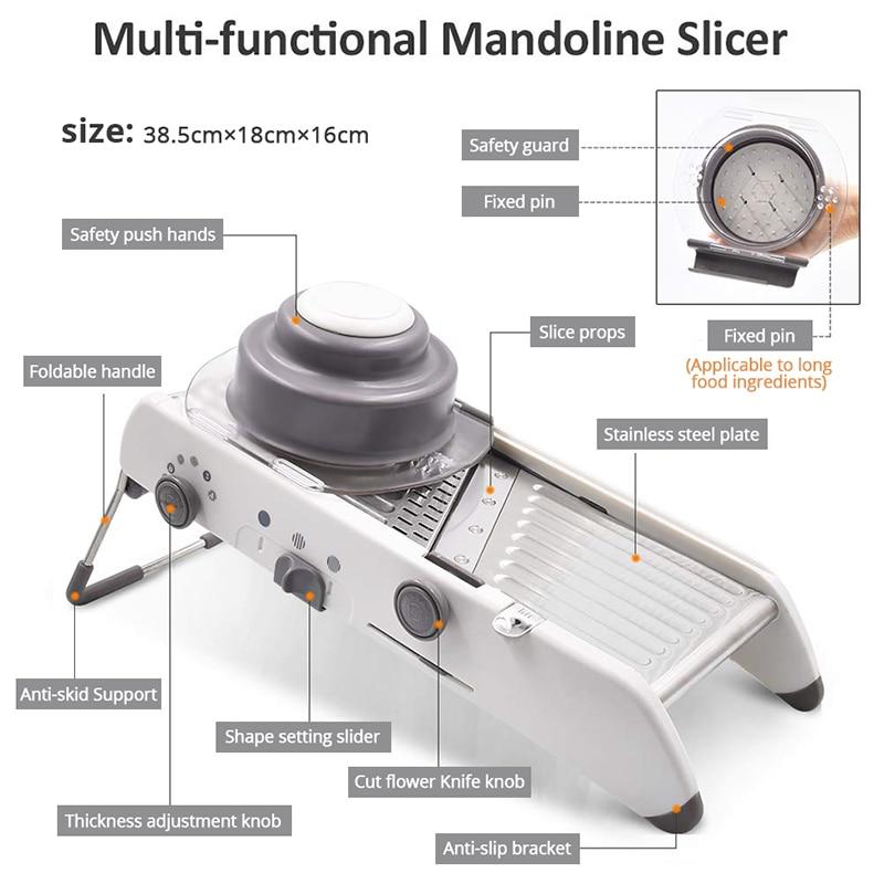 Multi-function vegetable slicer